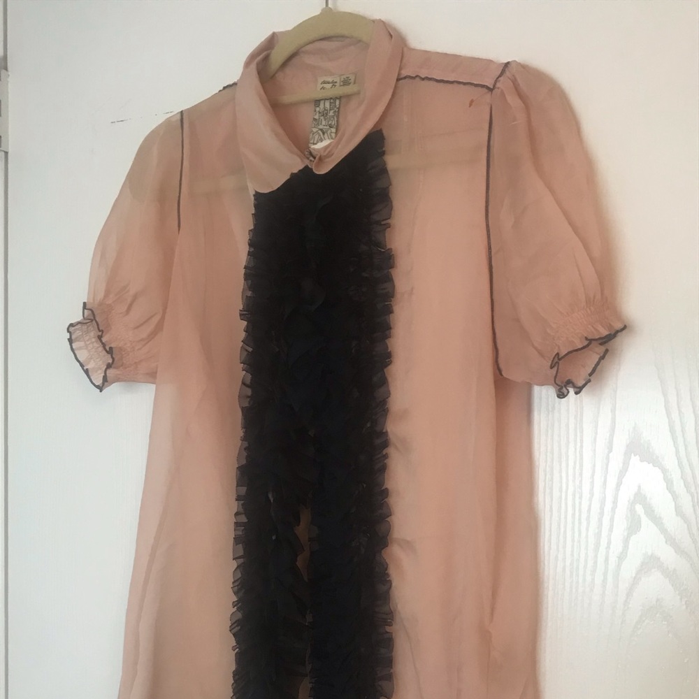 Large silk blouse